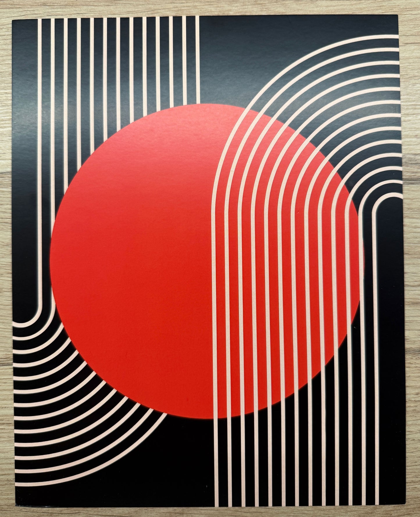 Lot de 12 affiches BAUHAUS – déco graphique – 20 x 25,5 cm