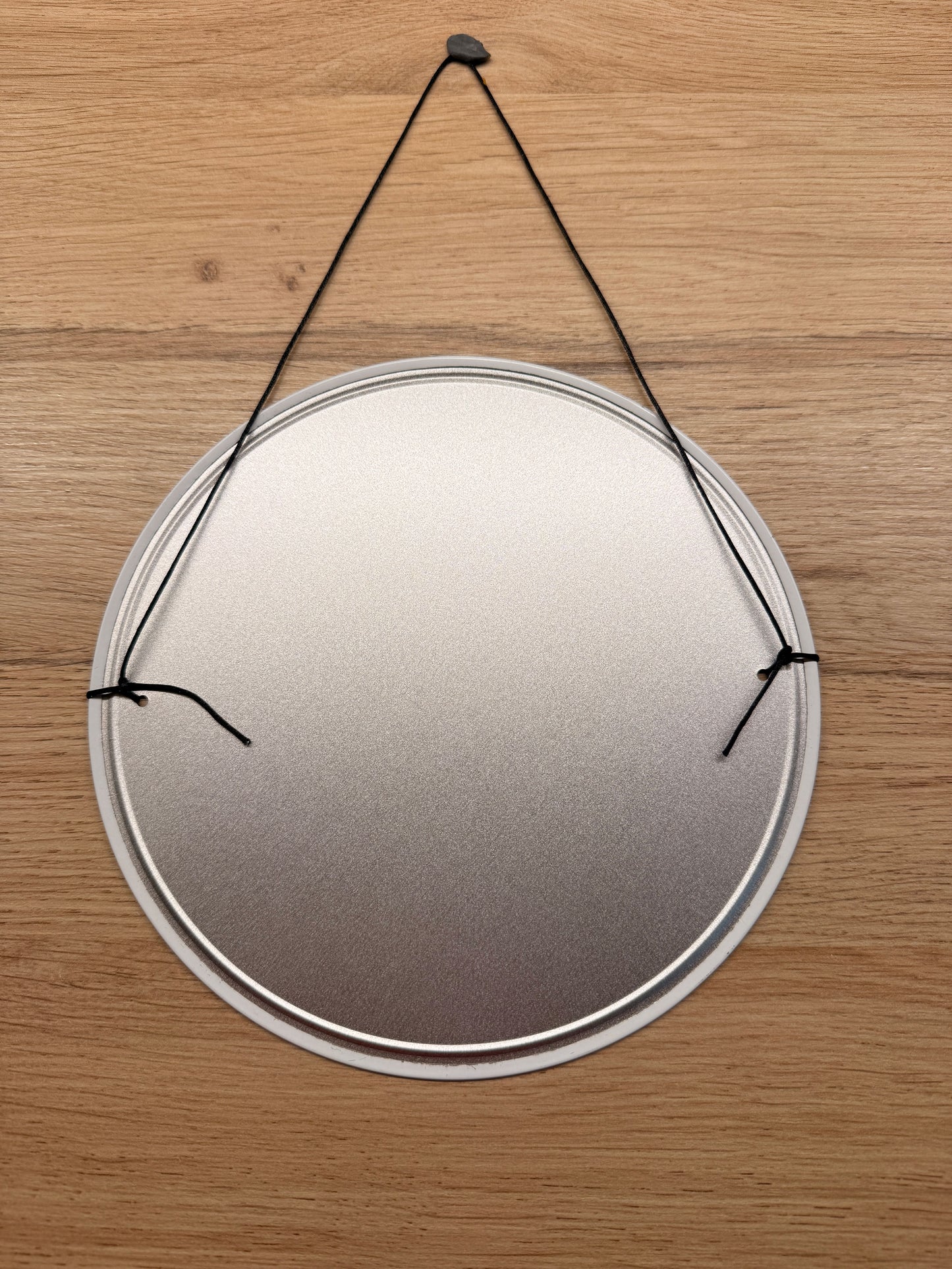 Plaque Décorative Métal Arbre de Vie - Doré et Noir - Papillons - 20cm avec Ficelle