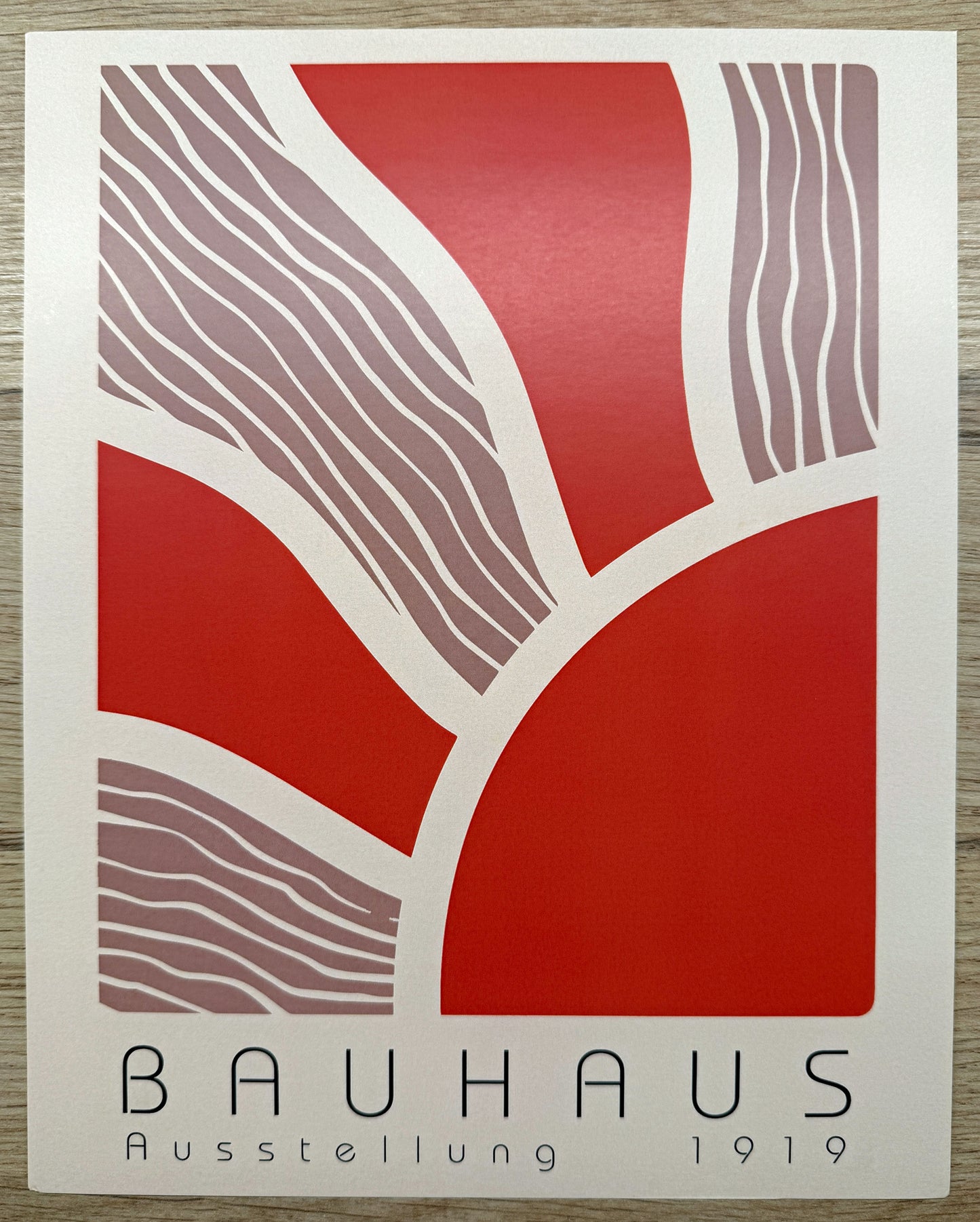 Lot de 12 affiches BAUHAUS – déco graphique – 20 x 25,5 cm