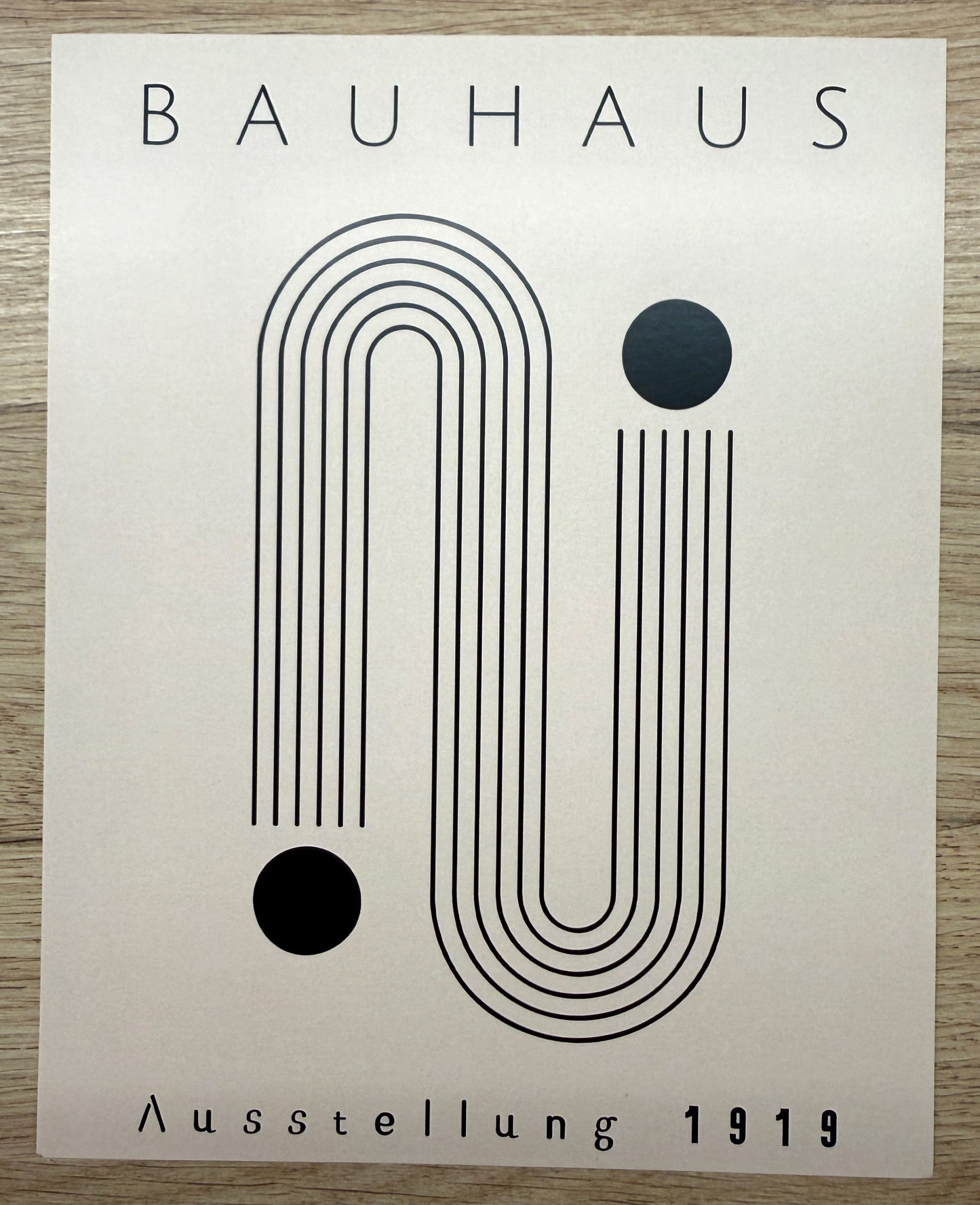 Lot de 12 affiches BAUHAUS – déco graphique – 20 x 25,5 cm