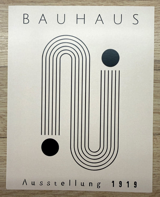 Lot de 12 affiches BAUHAUS – déco graphique – 20 x 25,5 cm